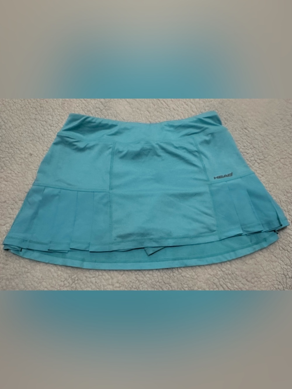HEAD Women's Turquoise or Aqua Pleated Tennis Activewear Golf Run Jog Skort